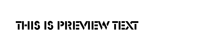 font preview of glastrsn