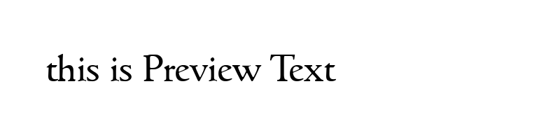 font preview of goit
