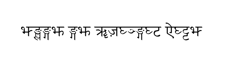 font preview of GORKH_NP_1