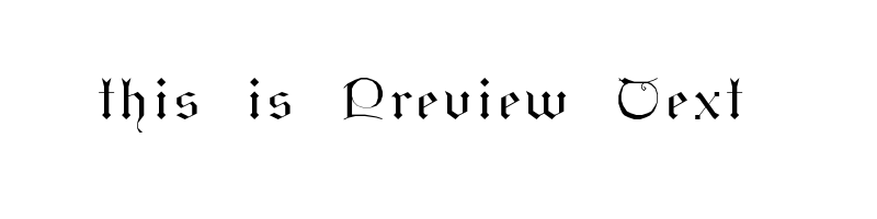 font preview of gothici_2