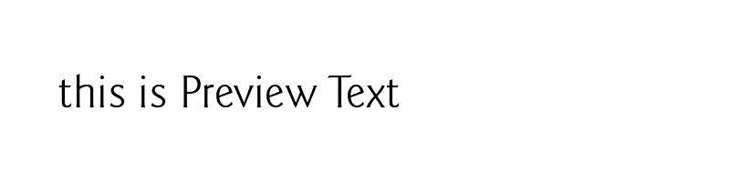 font preview of goudsanl