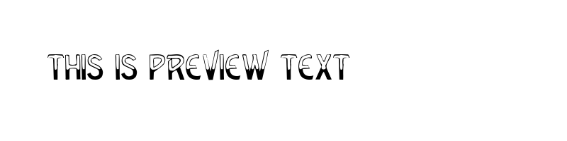 font preview of GREENCAP