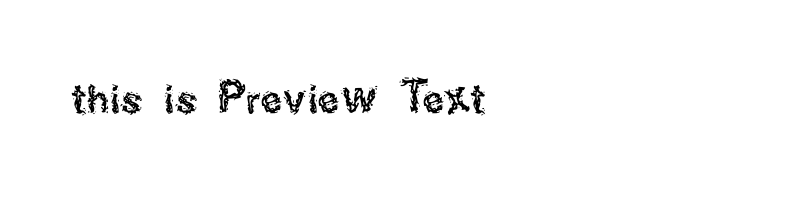 font preview of HA___