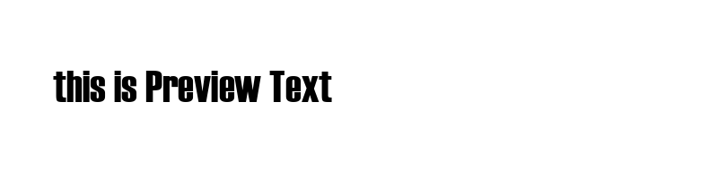 font preview of HATTEN_1