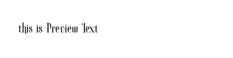 font preview of High Society NF_0
