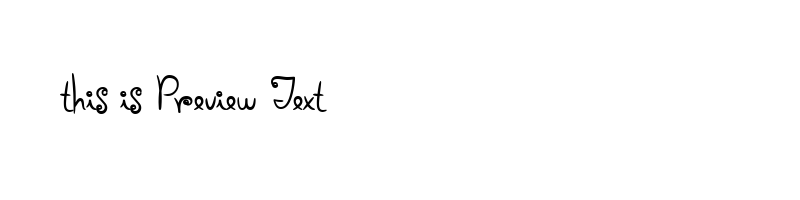 font preview of Holisbq