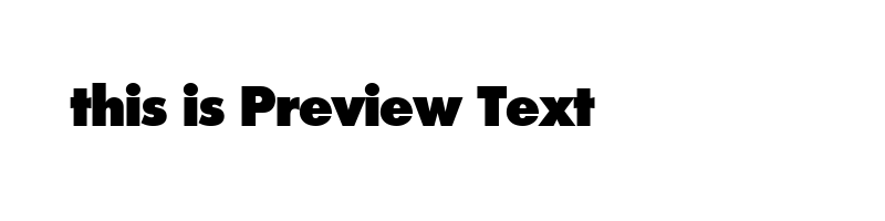 font preview of INTREB