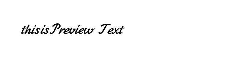 font preview of jikharev