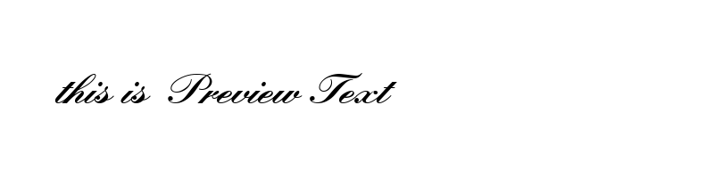 font preview of k004006d