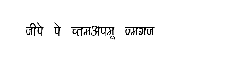 font preview of K151