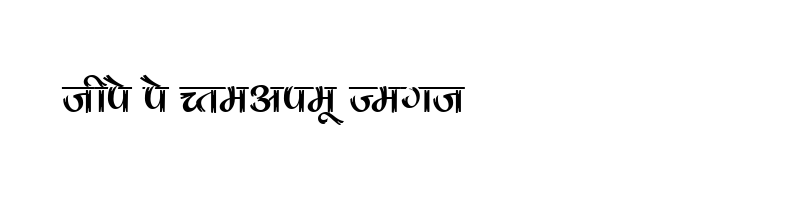 font preview of K180