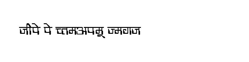 font preview of k190