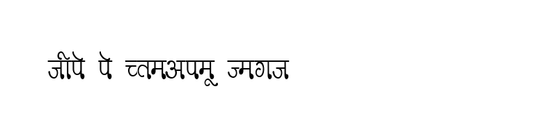 font preview of k234