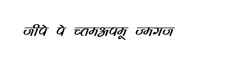 font preview of k261