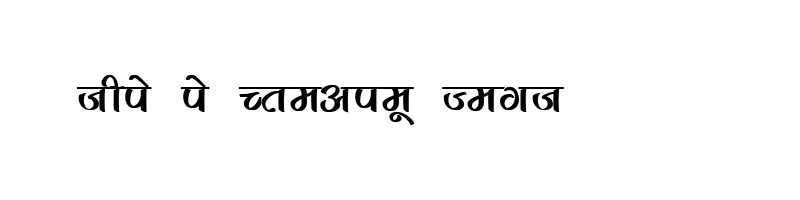 font preview of K281