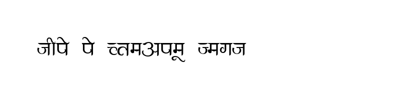 font preview of K300
