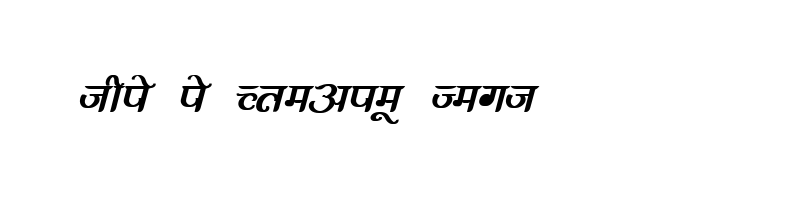 font preview of K303