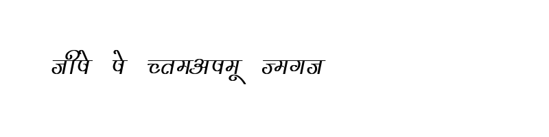 font preview of K311