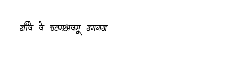font preview of K319