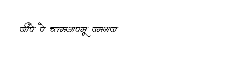 font preview of k366