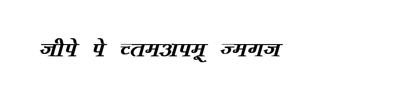 font preview of K383