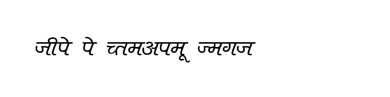 font preview of K400