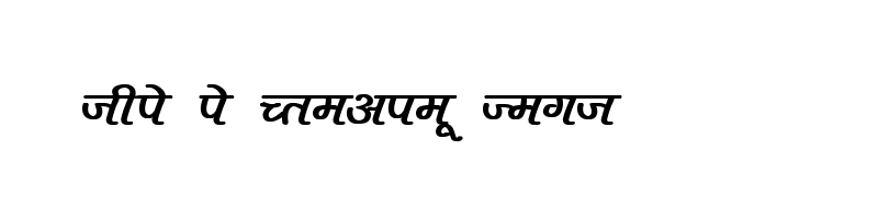 font preview of K401
