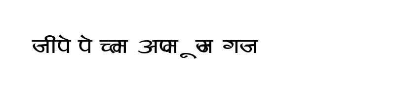 font preview of K430