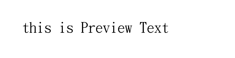 font preview of kaiu_1