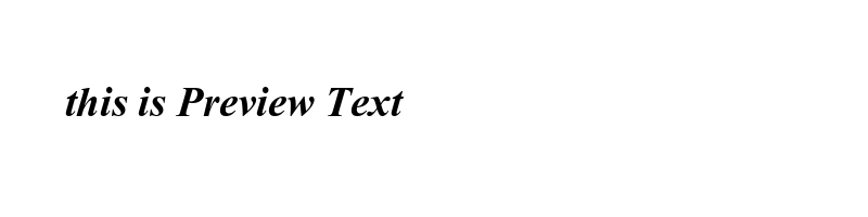 font preview of kokilabi