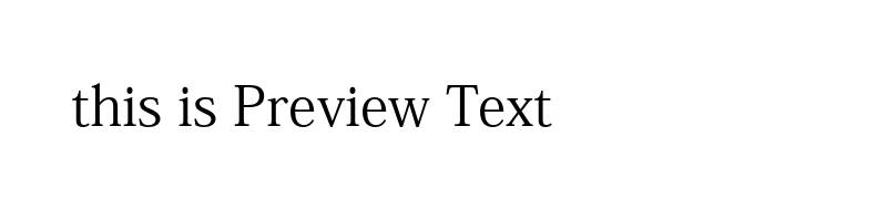 font preview of KozMinPro-Regular