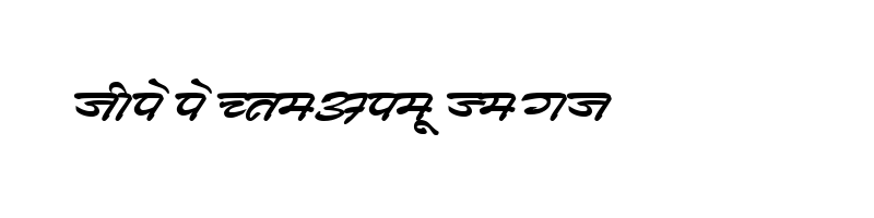 font preview of kr740