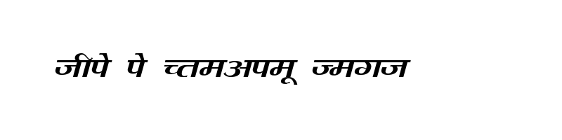 font preview of KRDEV080