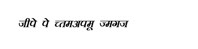 font preview of KRDEV103