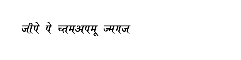 font preview of KRDEV113