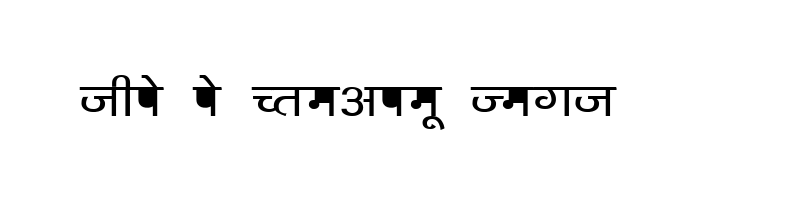 font preview of KRDEV141