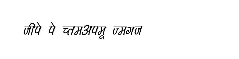font preview of KRDEV153