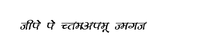 font preview of KRDEV172