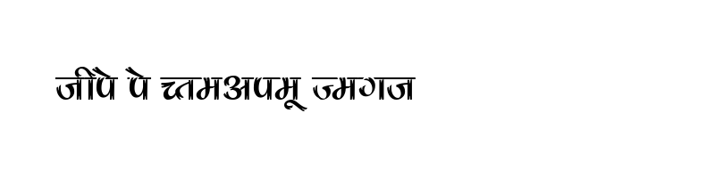 font preview of KRDEV180
