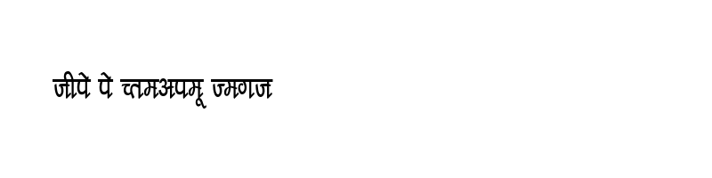 font preview of KRDEV214