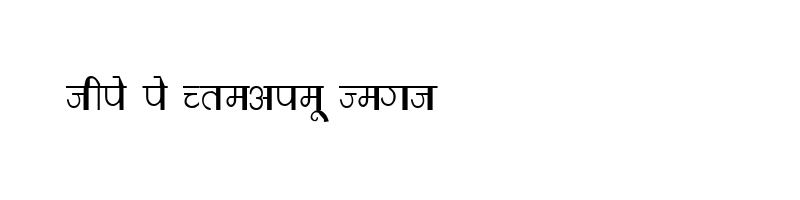 font preview of KRDEV226