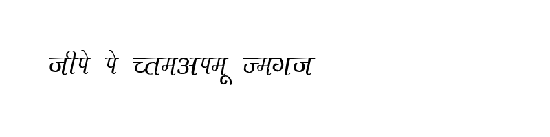 font preview of KRDEV236