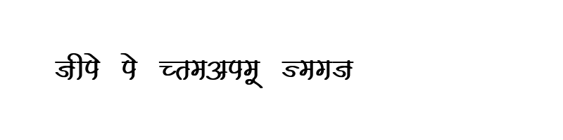 font preview of KRDEV251
