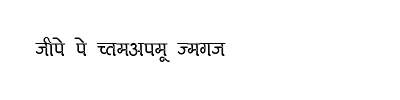 font preview of KRDEV276