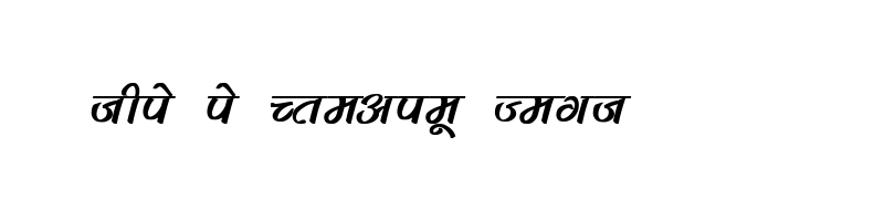 font preview of KRDEV283
