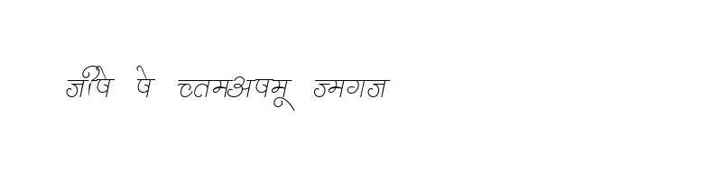 font preview of KRDEV310