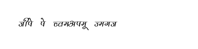 font preview of KRDEV311
