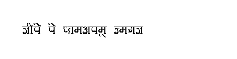 font preview of KRDEV350
