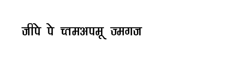 font preview of KRDEV376