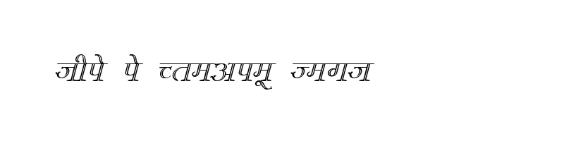 font preview of KRDEV382
